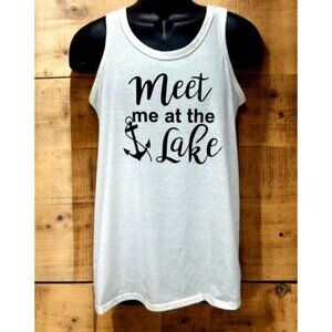 "Meet Me At The Lake" Women's Tank Top Medium